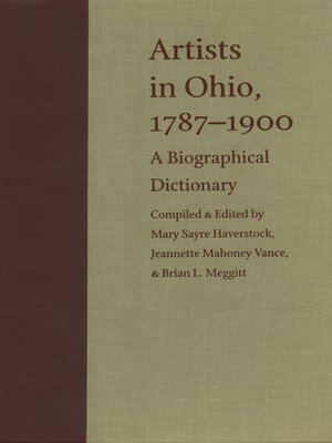 cover image of Artists in Ohio, 1787-1900